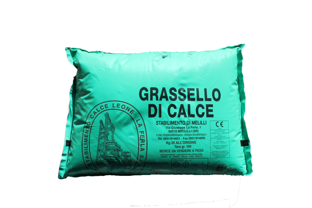 Grassello di calce Produttori di calce Sicilia orientale - Leone La Ferla spa